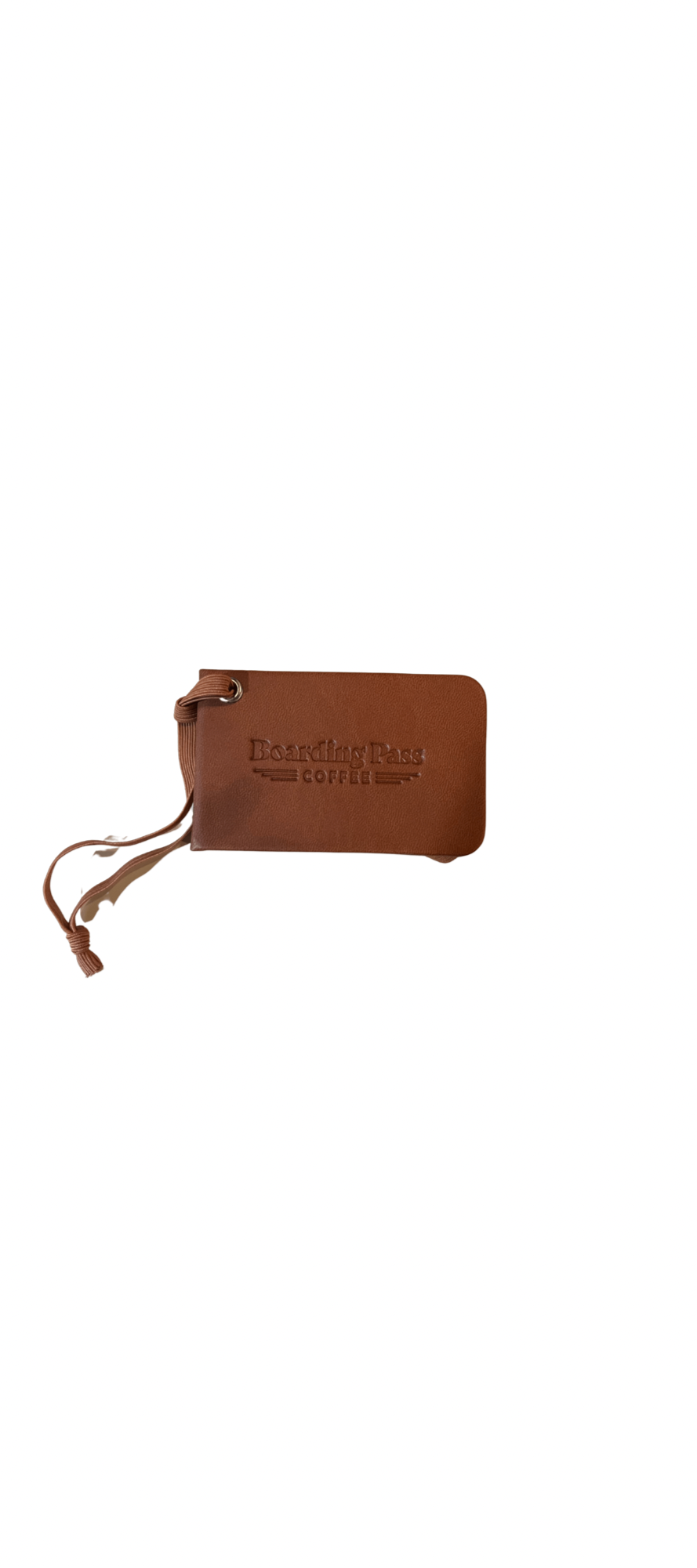 Boarding Pass Coffee luggage tag
