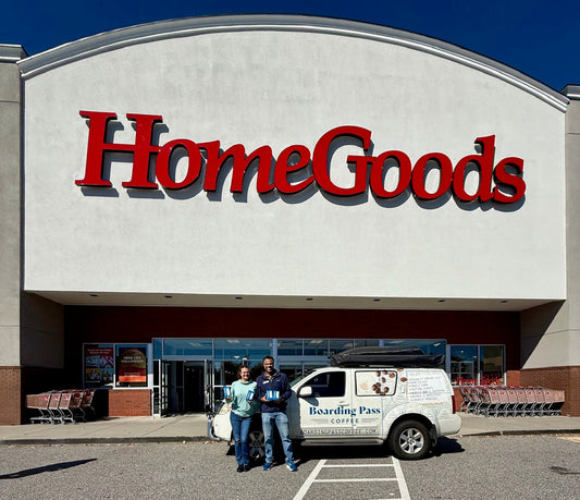 Boarding Pass Coffee Takes Off with HomeGoods Partnership
