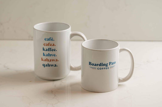 Boarding Pass Coffee Large 16oz Mug