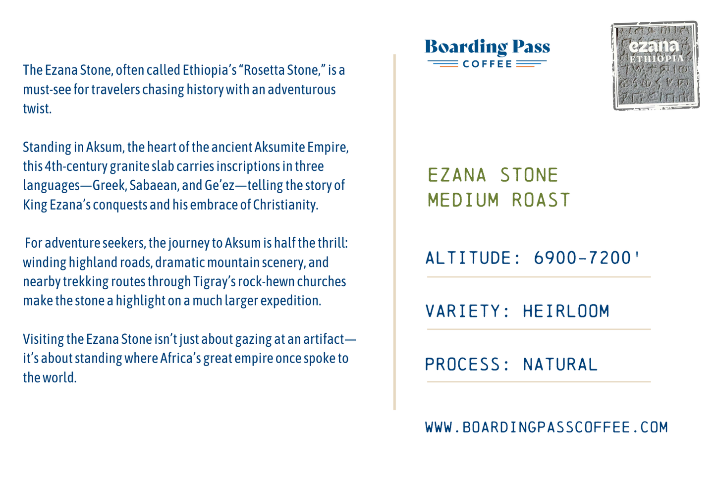 Ezana (Ethiopia) - Medium Roast