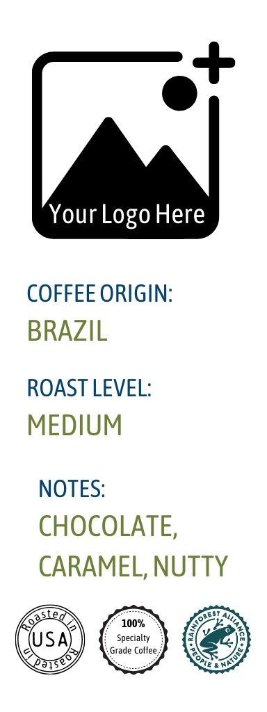 Private Label 12oz bags (Brazil beans)