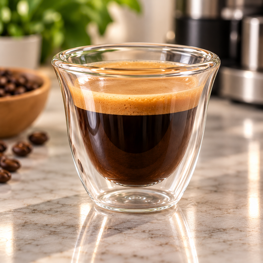 Double-Wall Glass Espresso Cup