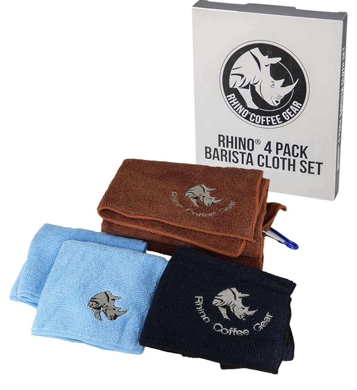 Rhino Coffee Gear Barista Cleaning Cloth Set – 4 Pack