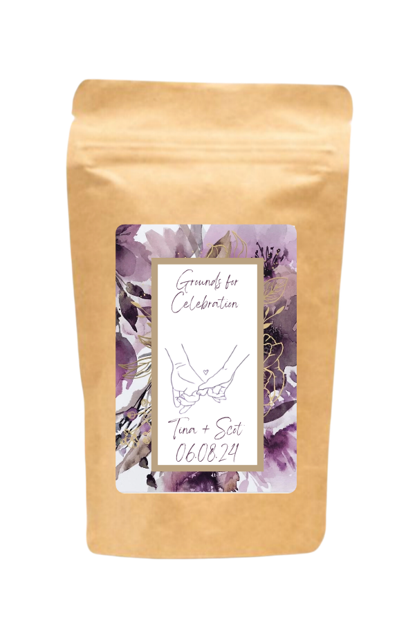 Personalized Custom Coffee Favors (2oz sampler bags)