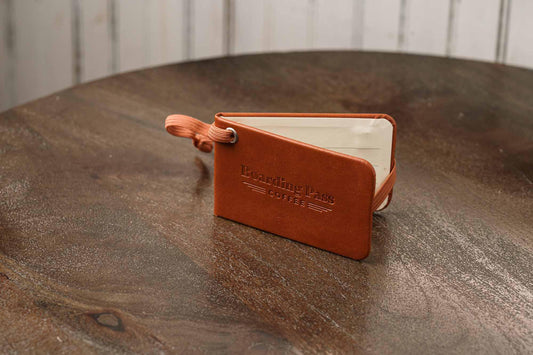 Boarding Pass Coffee luggage tag